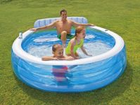 Intex Schwimm Center Family Lounge Pool mit Sitzbank 57190